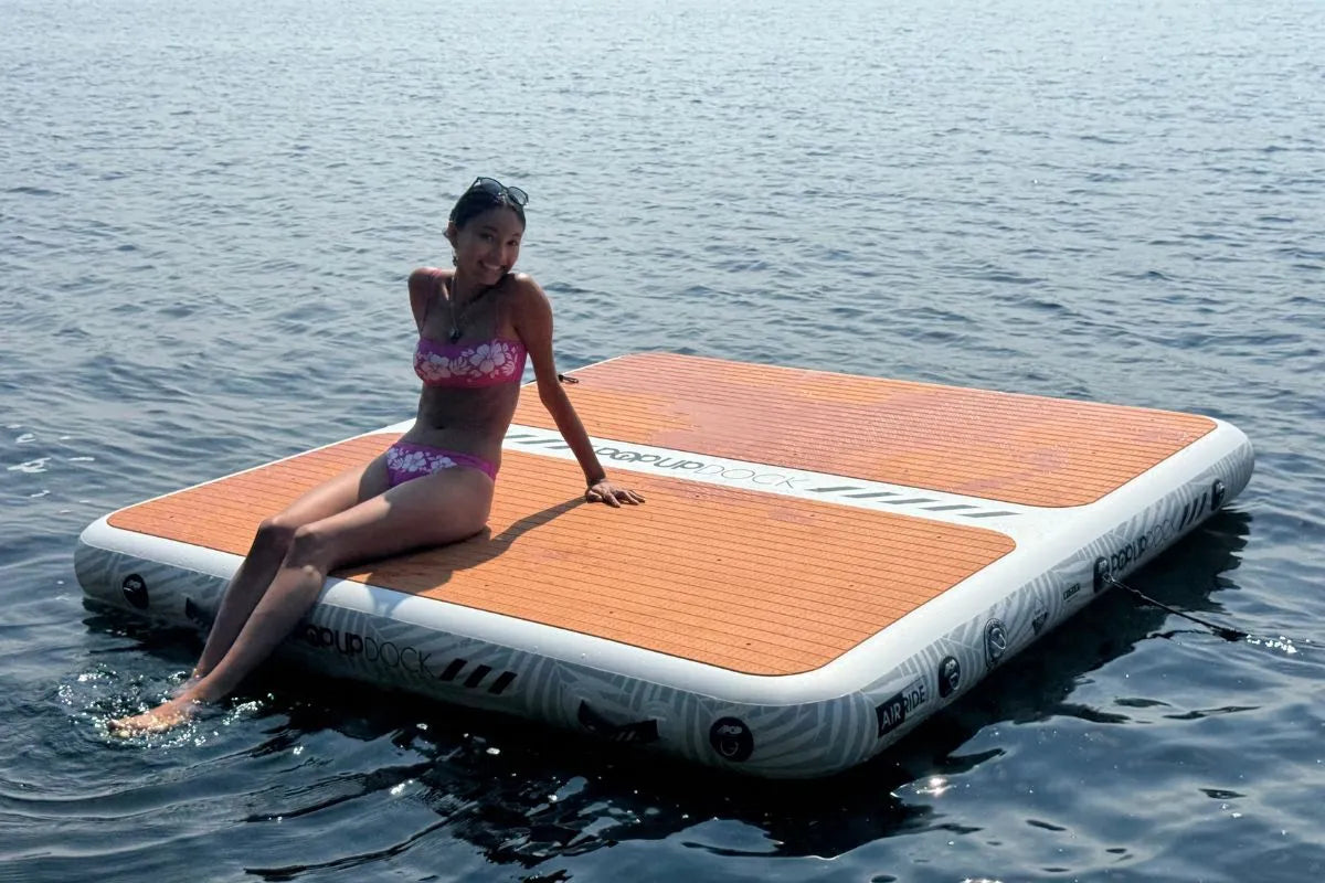How to Anchor an Inflatable Floating Dock (Every Lake-Bottom Type)
