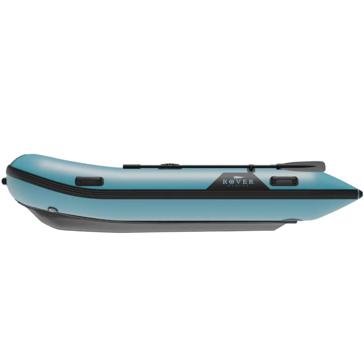 A clean left side profile view of the 10ft battle boat on a white background.