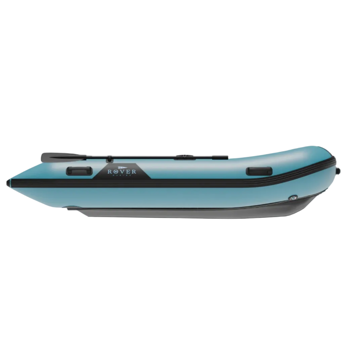 A clean right side profile view of the 10ft battle boat on a white background.