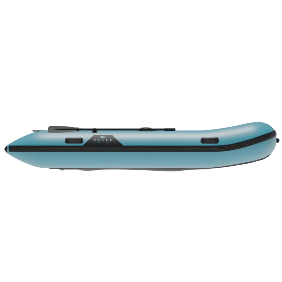 A clean right side profile view of the 12ft battle boat without background.