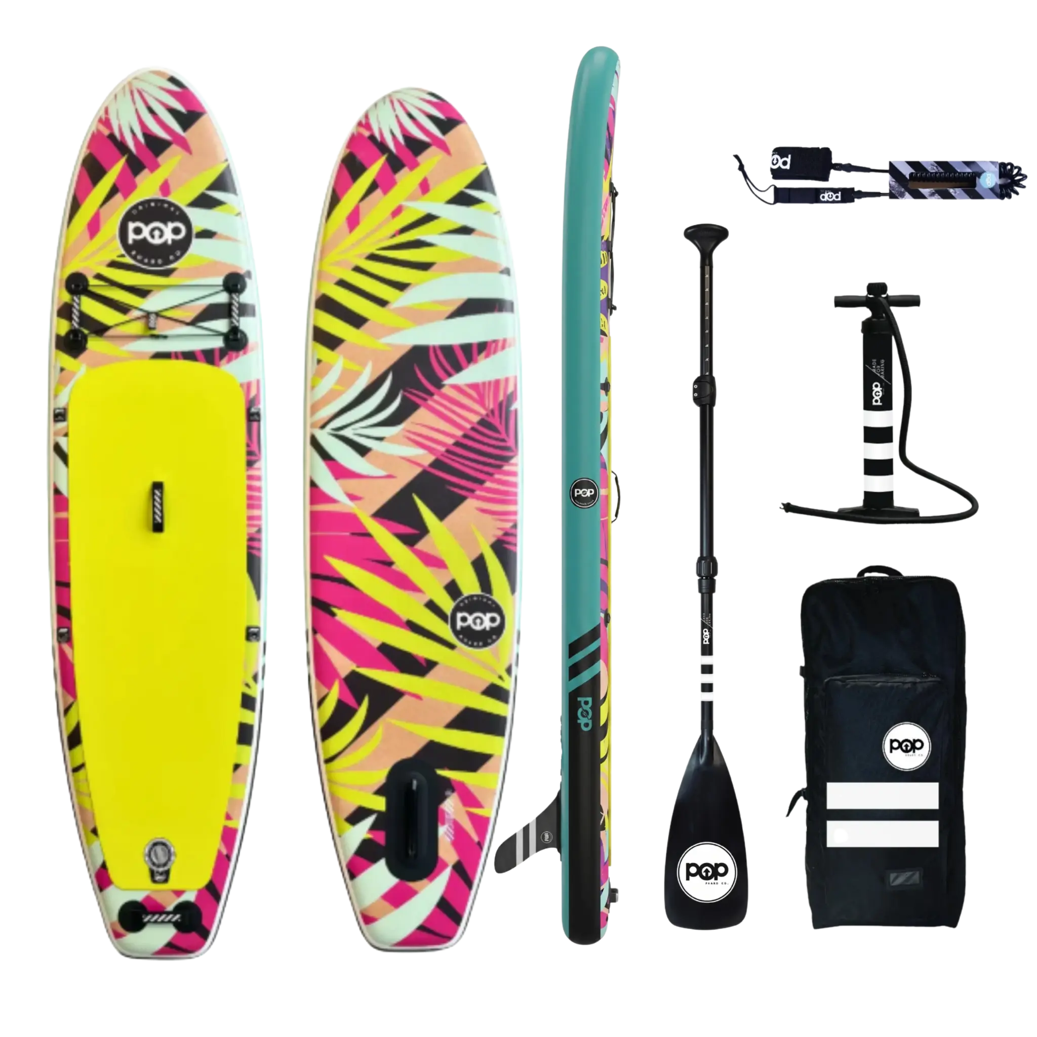 10'6 Royal Hawaiian Palm Inflatable SUP - Performance & Agility