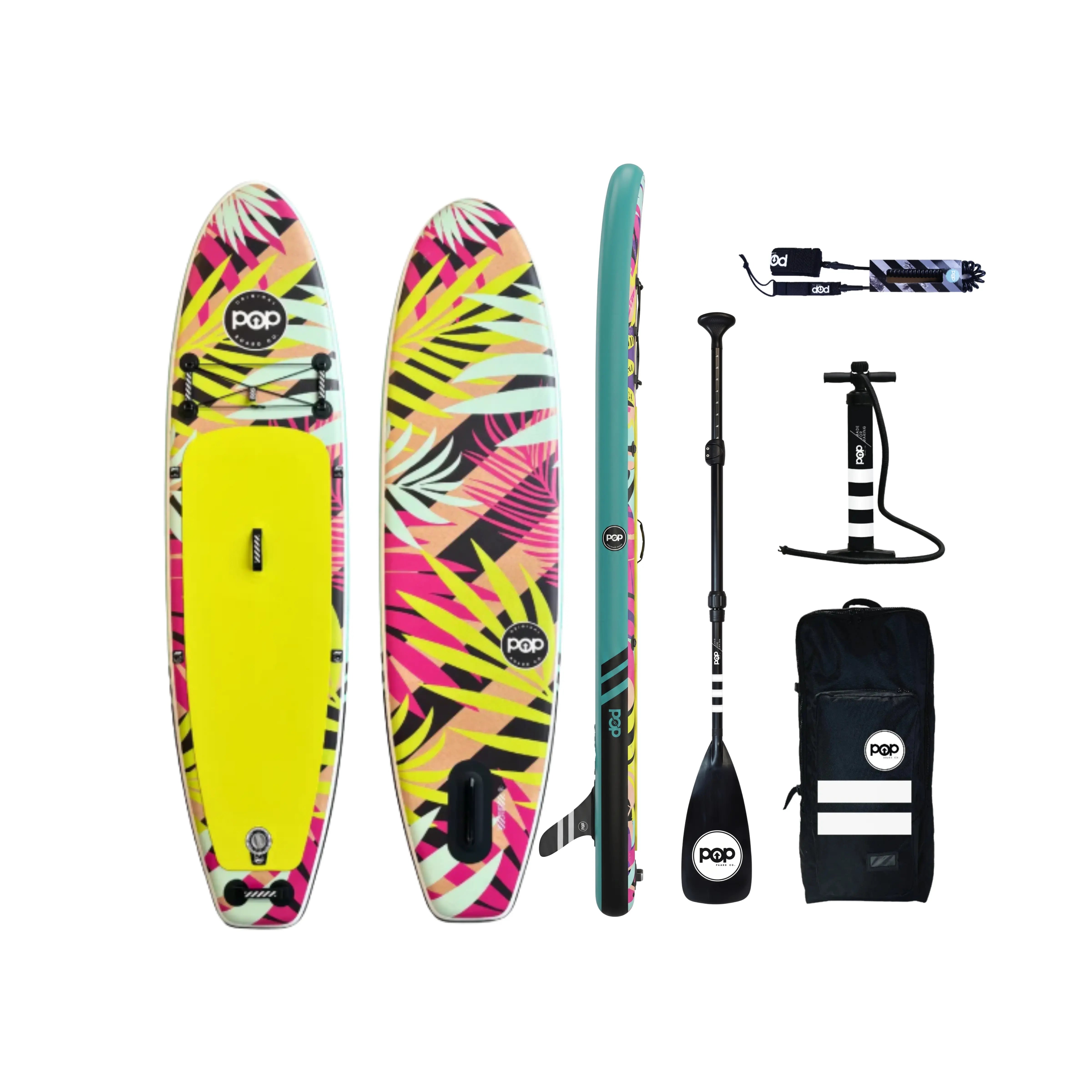 10'6 Royal Hawaiian Palm Inflatable SUP - Performance & Agility