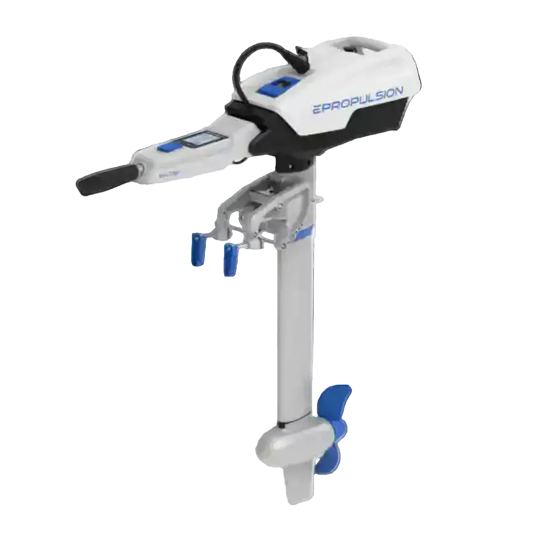 Eppropulsion outboard motor on a white background