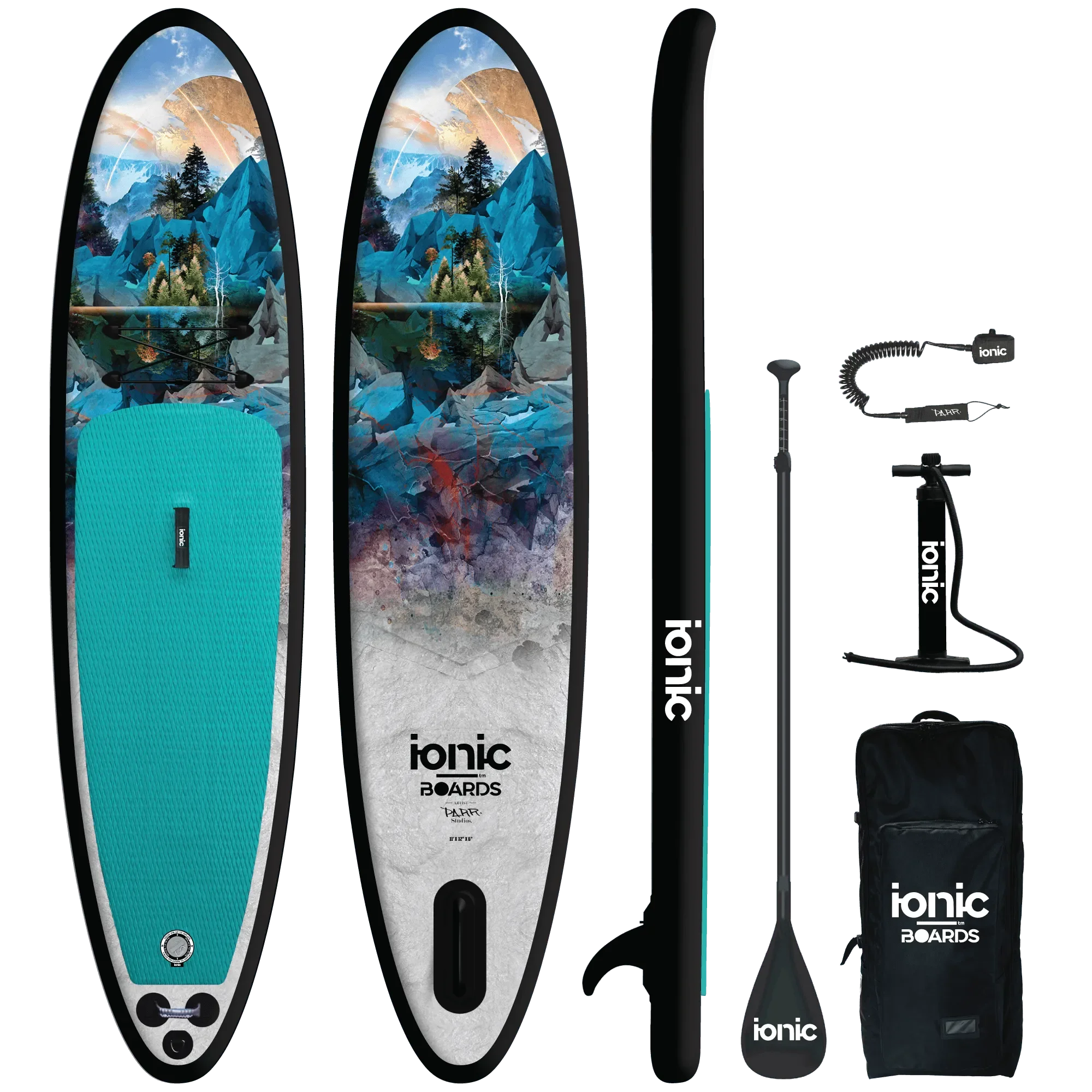 Ionic All Water - Black Mountain - 11'0 Inflatable Paddle Board Package - Canadian Board Company