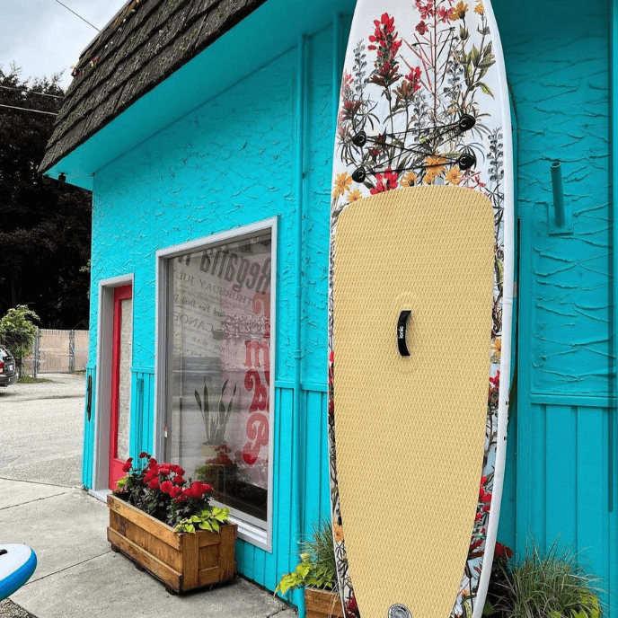 Ionic All Water - Flower Power - 10'6 Inflatable Paddle Board Package - Canadian Board Company