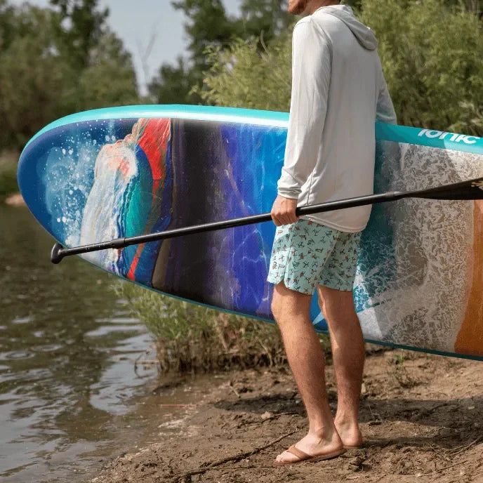 Ionic All Water - Teal Wave - 11' Inflatable Paddle Board Package - Canadian Board Company