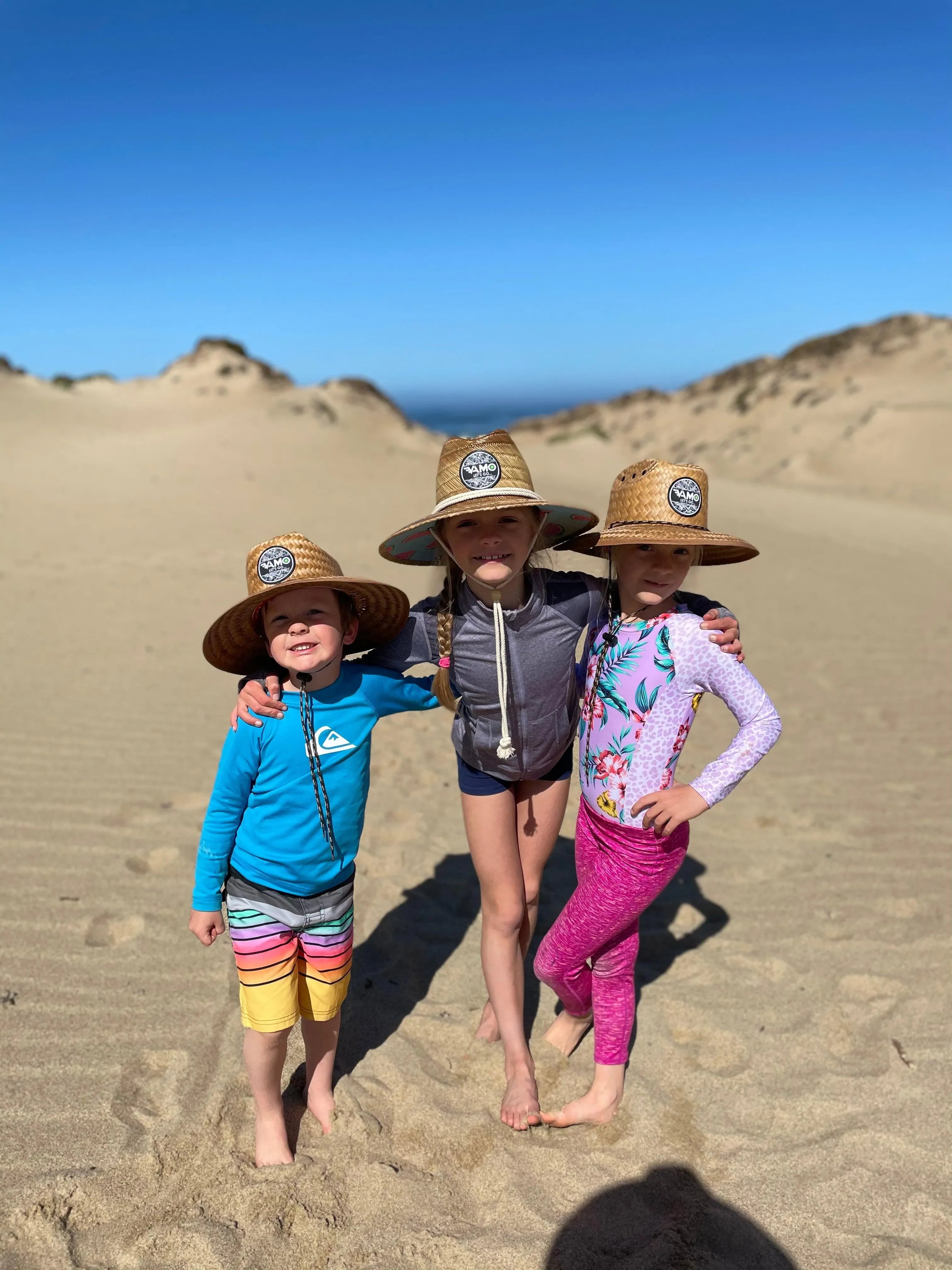 "Let's Go..!" Beach Comber Hat - Kids wearing beach comber hat"Grom" - - www.vamolife.com - www.vamolife.com
