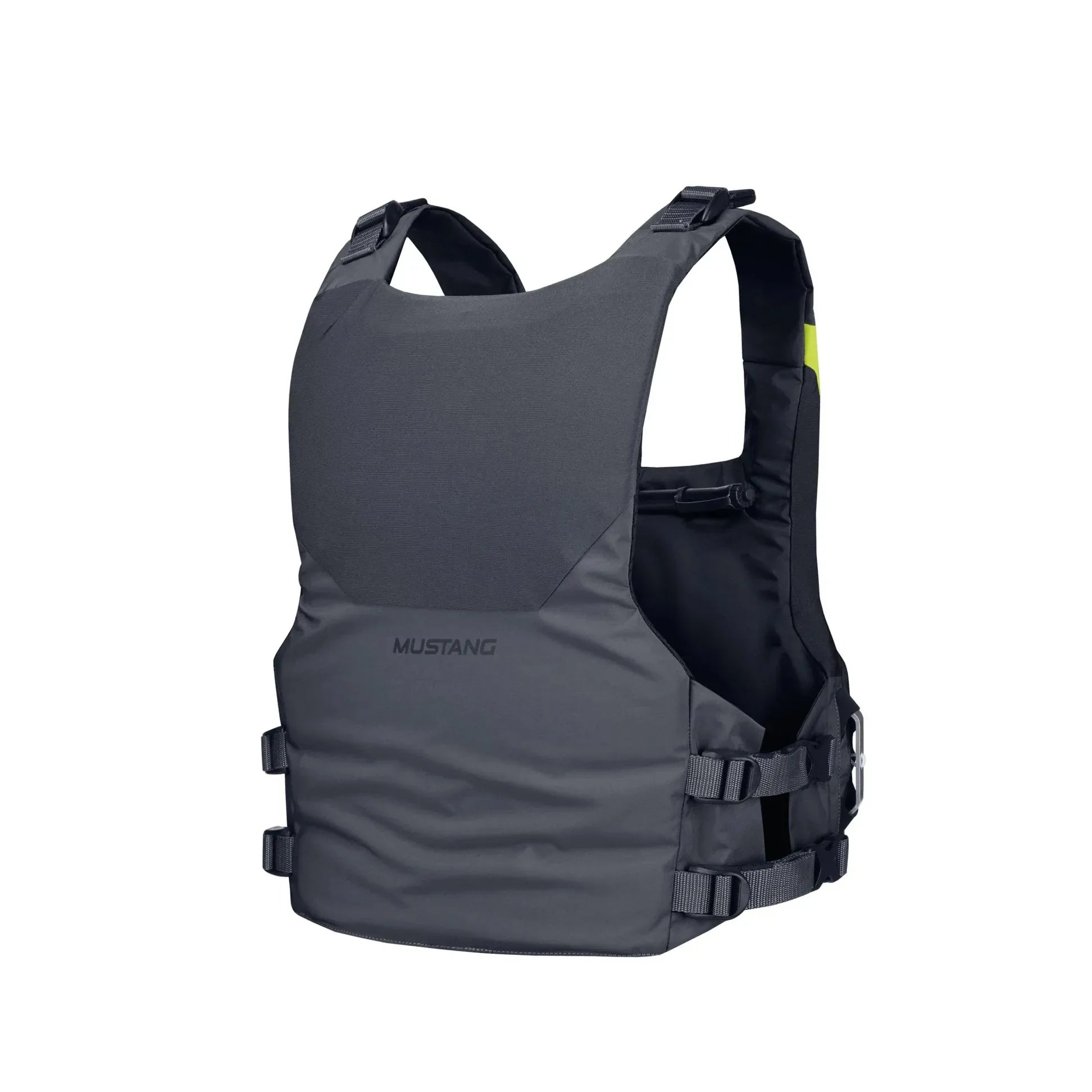 Mustang Khimera buoyancy aid in grey - lightweight flotation aid for water sports.