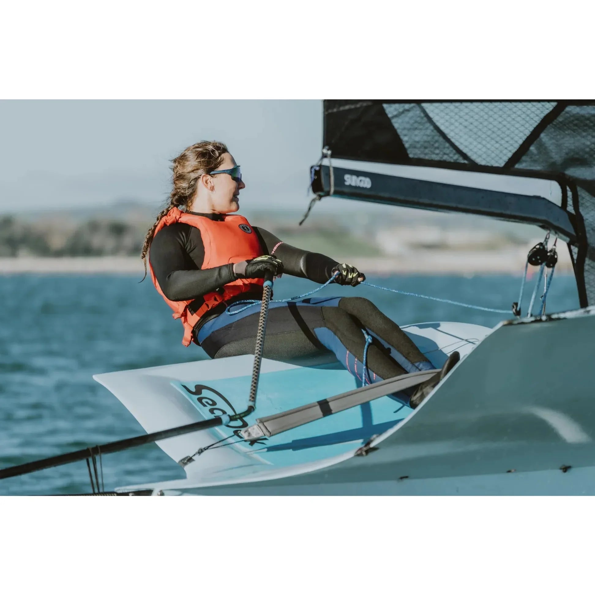 Mustang Khimera buoyancy aid used for kayak and paddleboarding safety