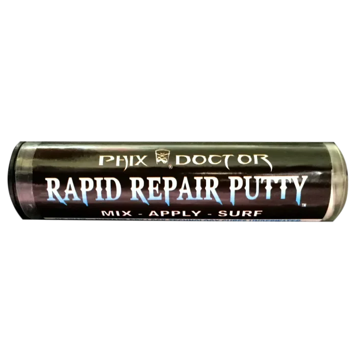 Phix Doctor rapid repair putty tube for fast paddleboard and surfboard ding repair.