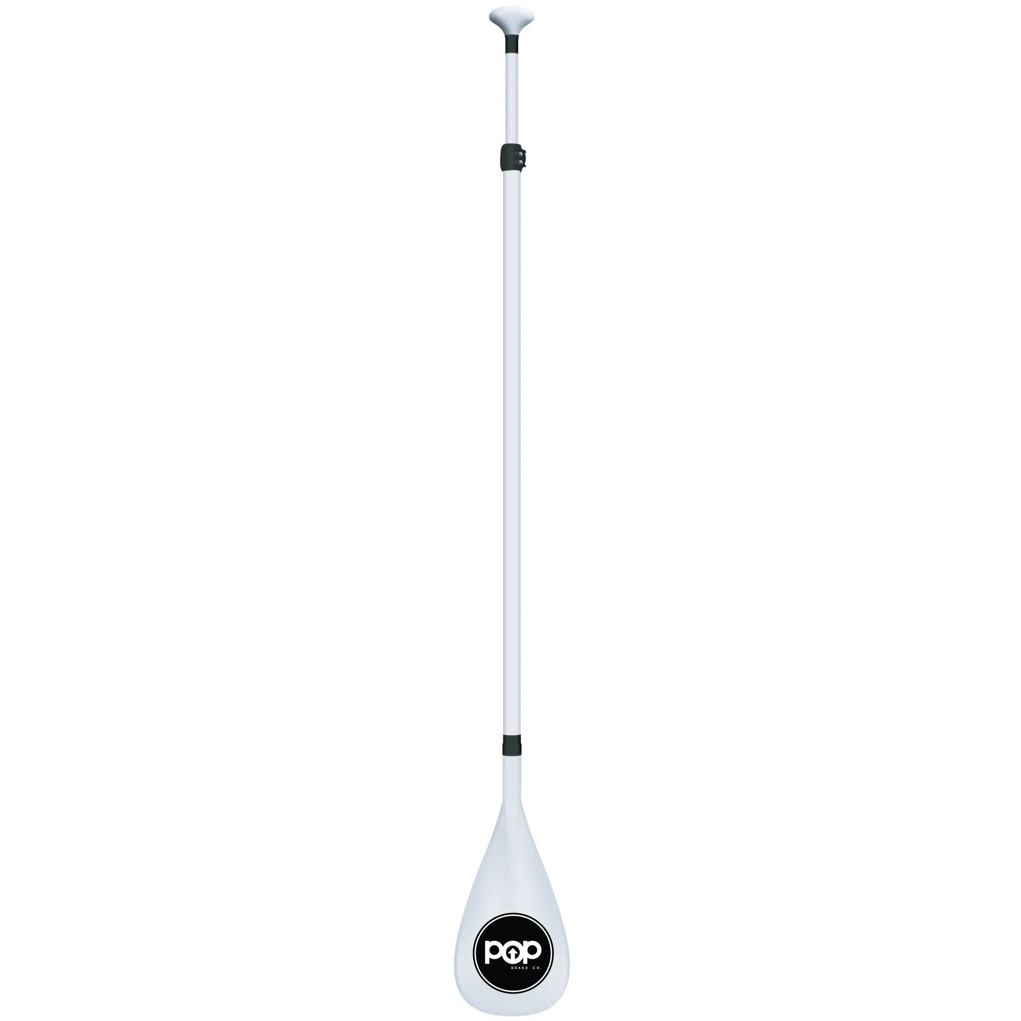 Adjustable white POP Trooper paddle perfect for paddleboarding.