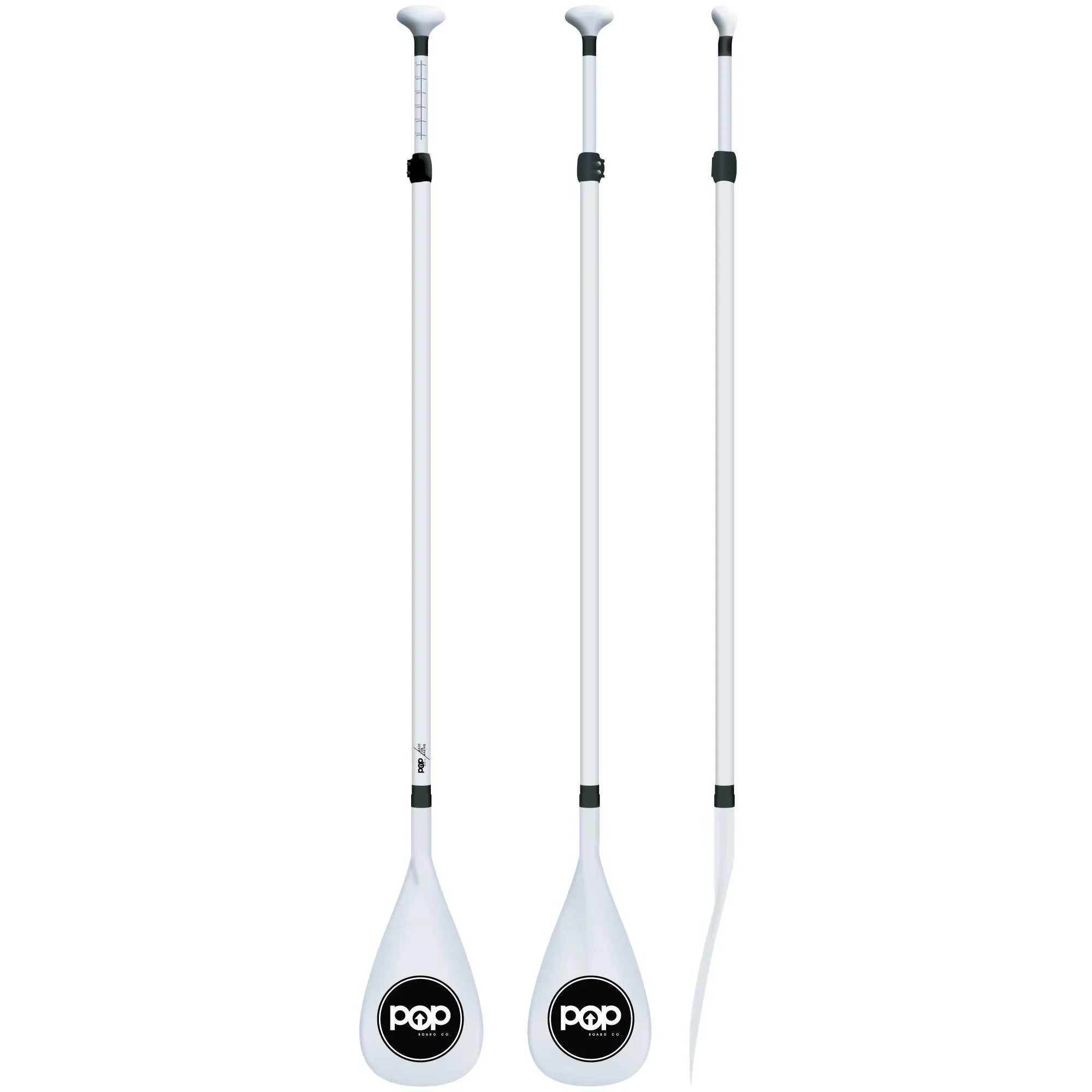 POP Trooper paddle in white adjustable design with strong lightweight build.