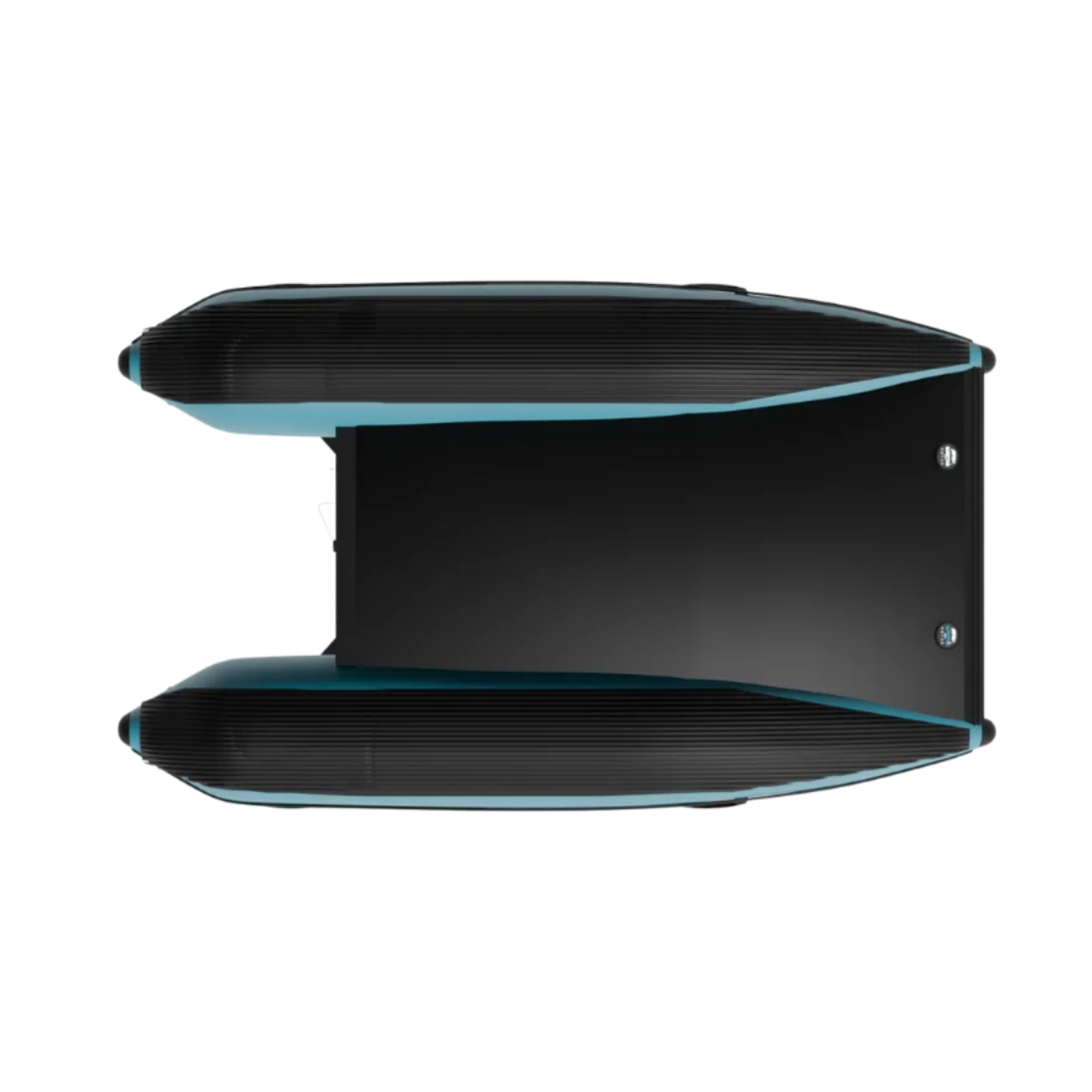 Bottom view of the Rover Marine Battle Cat inflatable boat showing its durable hull design.