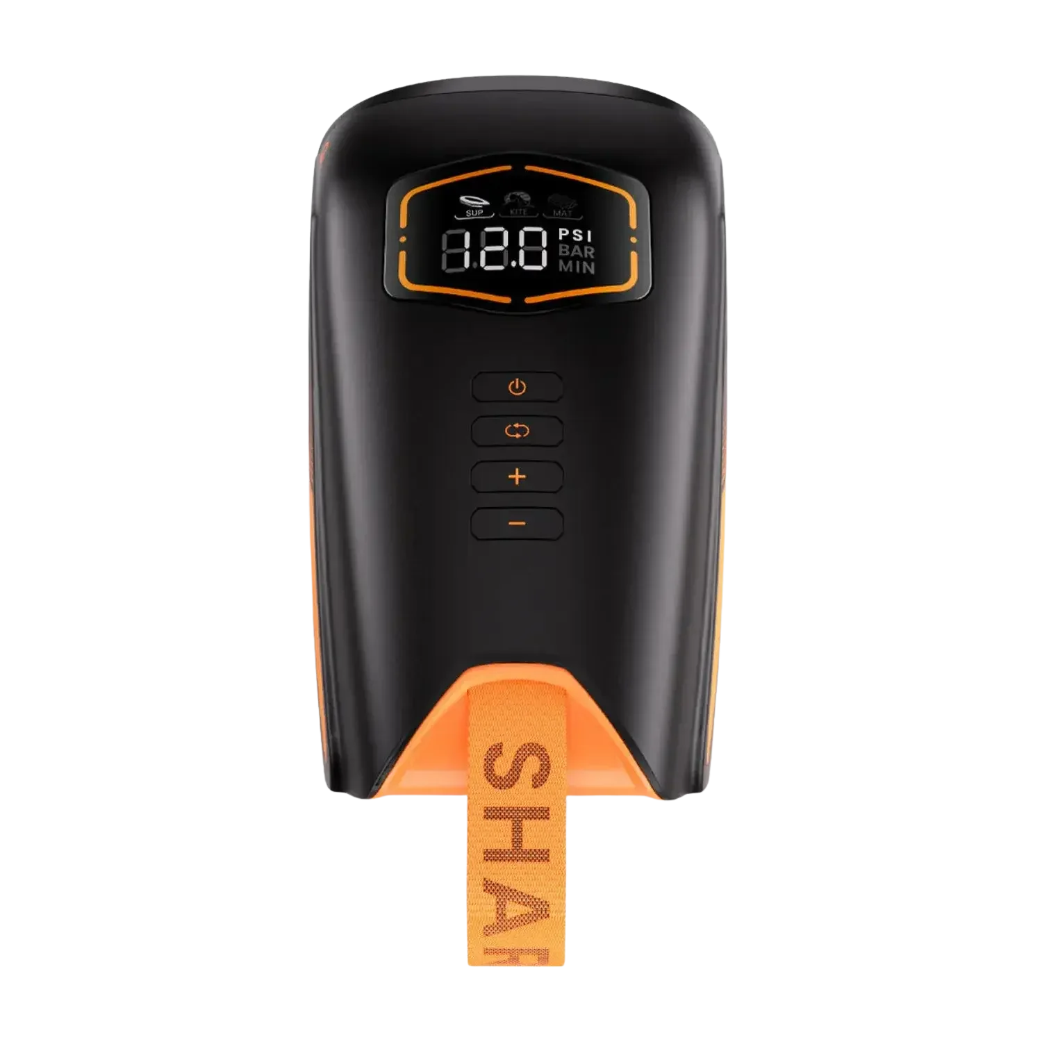 Shark 3 Electric Pump digital display close-up showing pressure control.