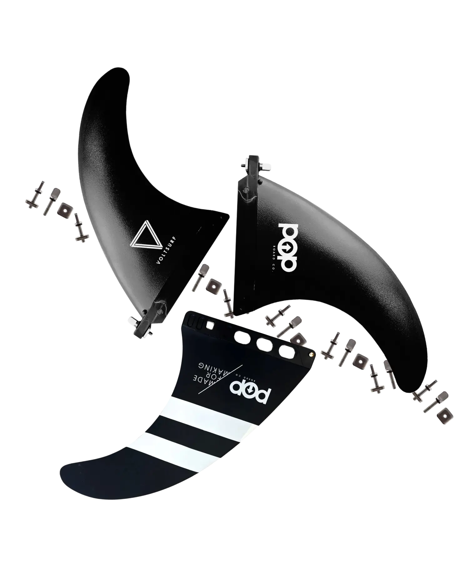Universal 10 inch iSUP replacement fin for POP Board Co inflatable paddleboards.