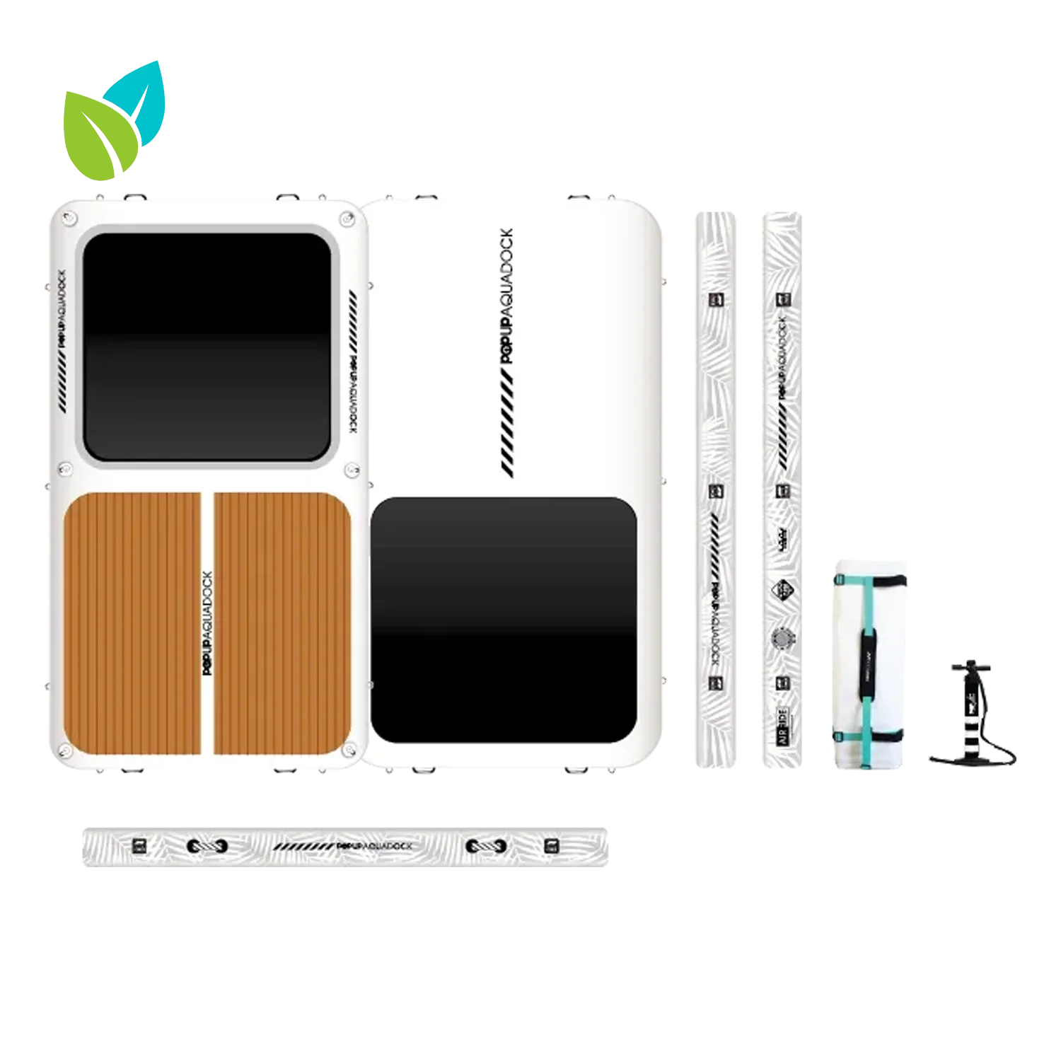 Used POP Up AquaDock 14x7x8 full package with pump and accessories - Green Program.