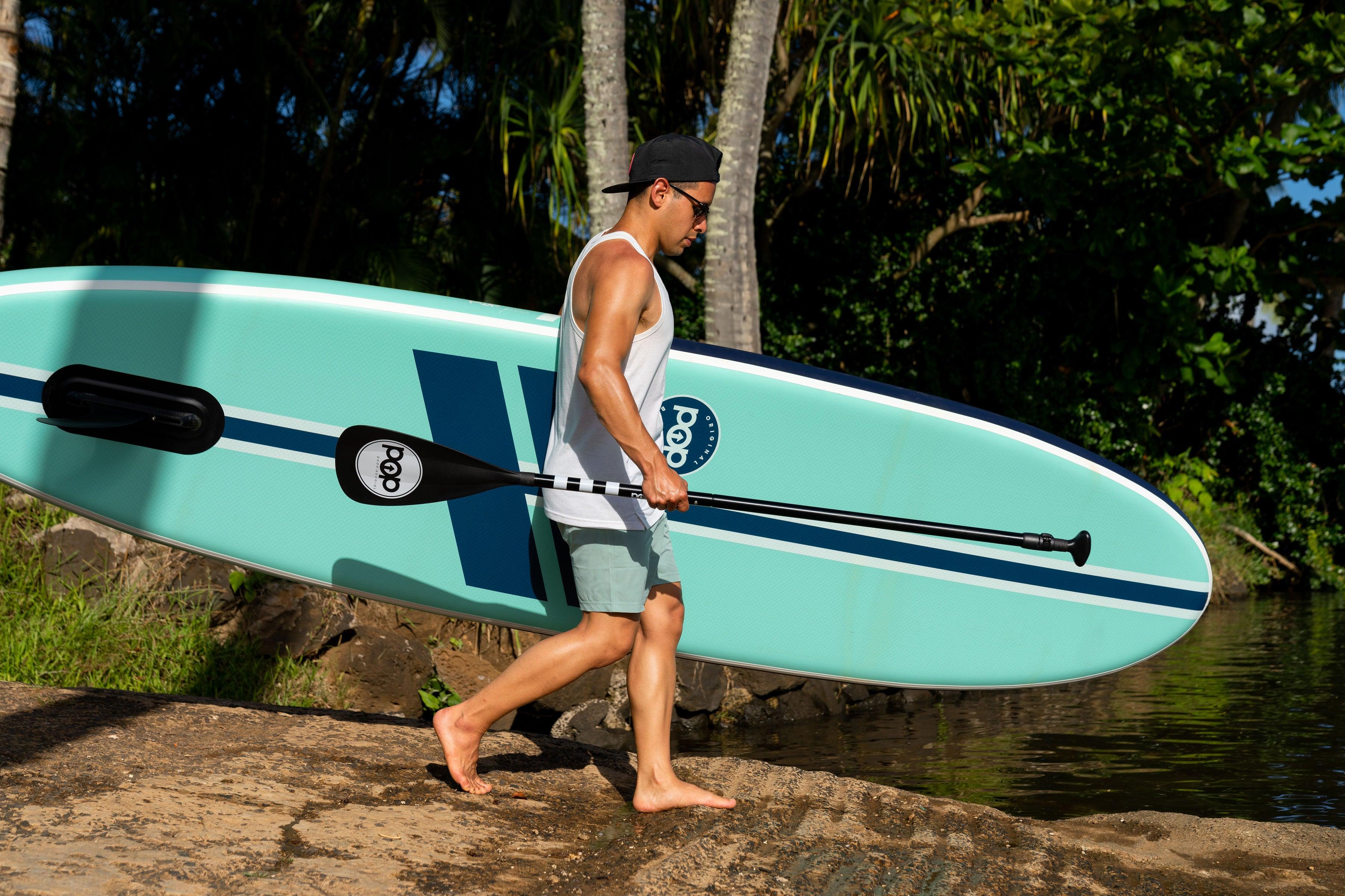 11'0 Yacht Hopper - Teak/Blue/Mint - Canadian Board Company