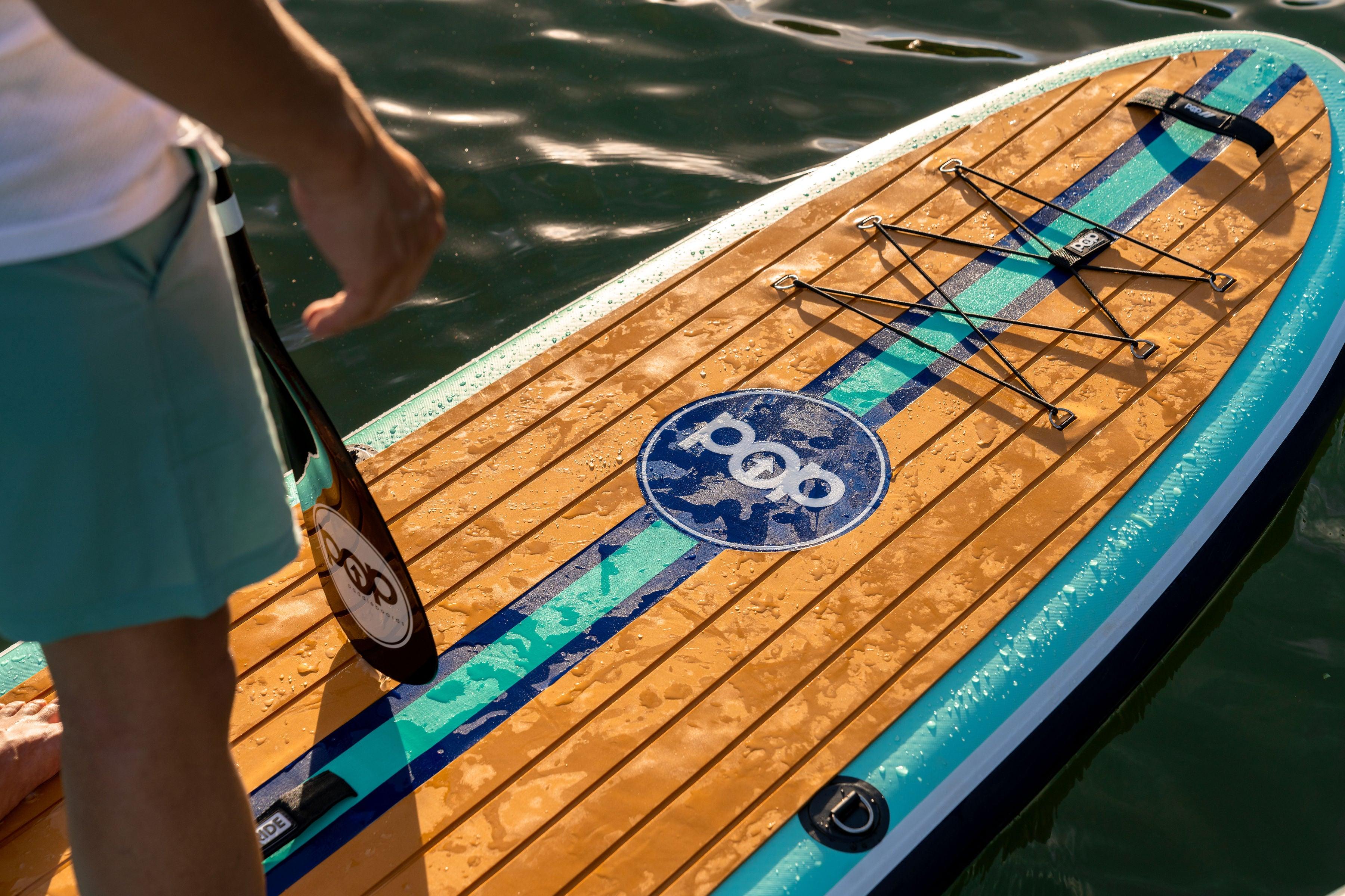 11'0 Yacht Hopper - Teak/Blue/Mint - Canadian Board Company