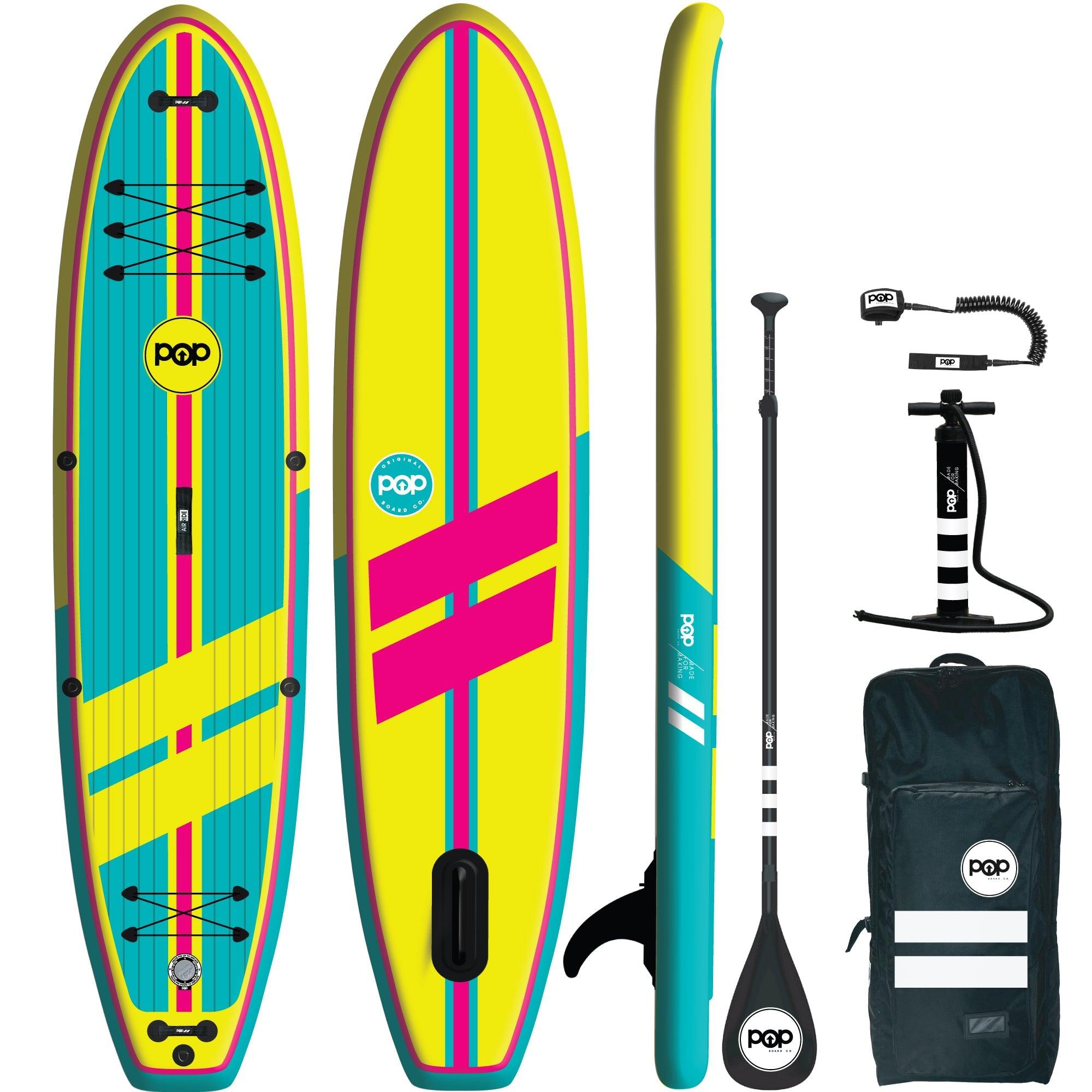 11'0" Yacht Hopper - Turq/Pink/Yellow - Green Program (Used) - Canadian Board Company
