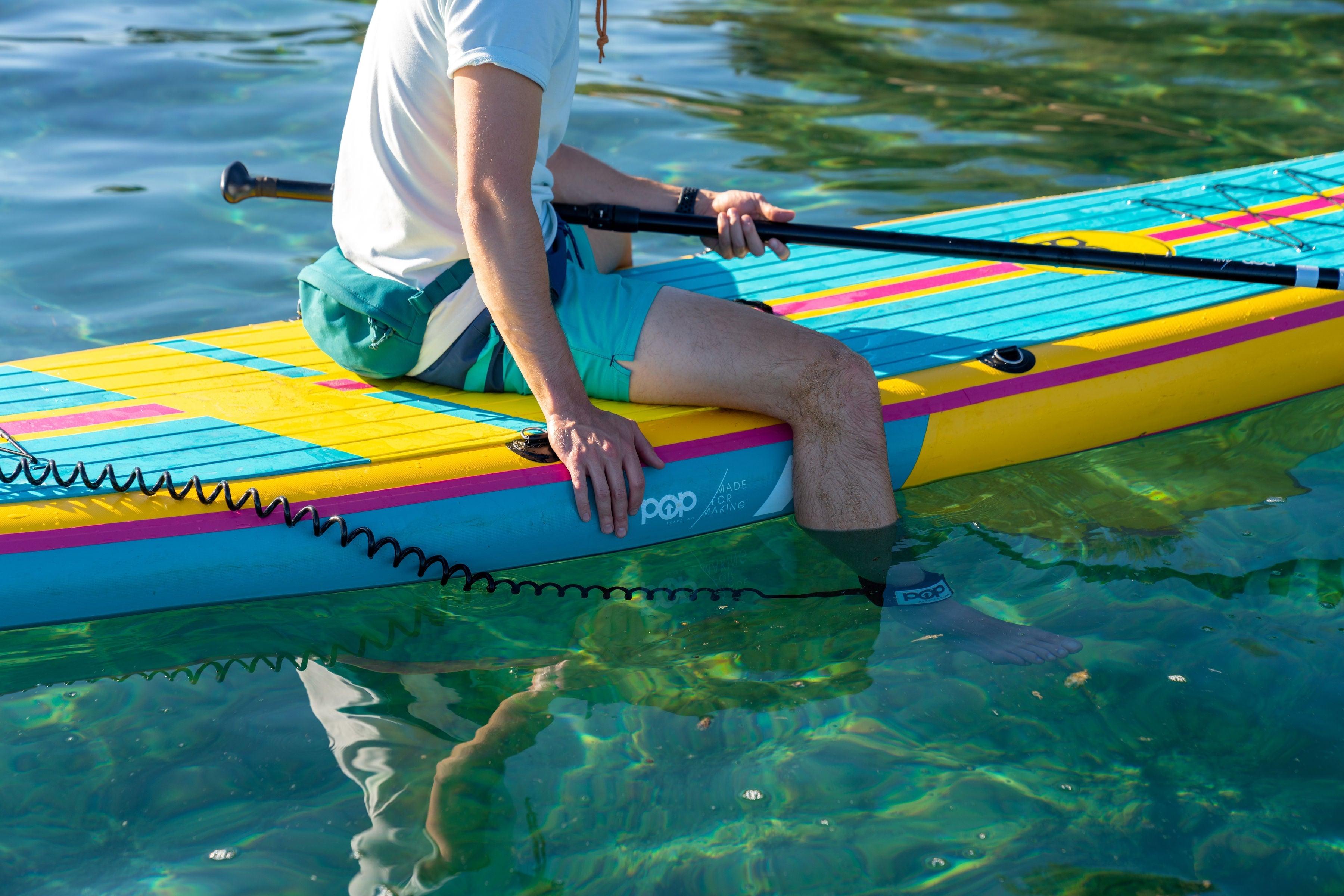 11'0" Yacht Hopper - Turq/Pink/Yellow - Green Program (Used) - Canadian Board Company