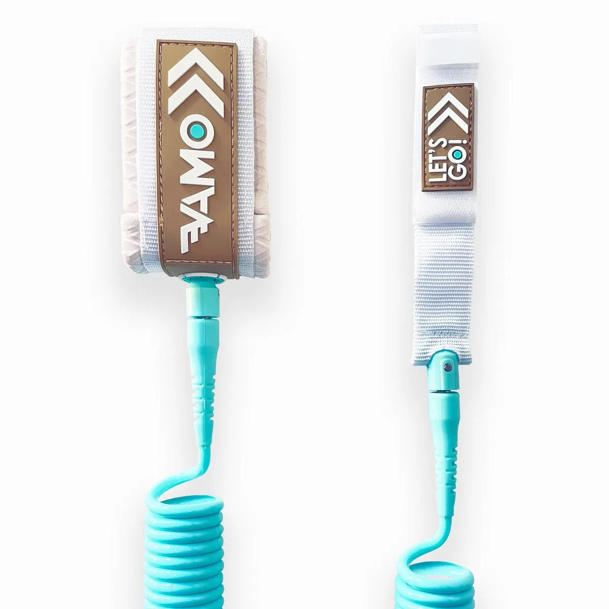 9' Full Coiled SUP Paddleboard Leash - Vibrant Collection - Full Coil Leash - VAMO - www.vamolife.com