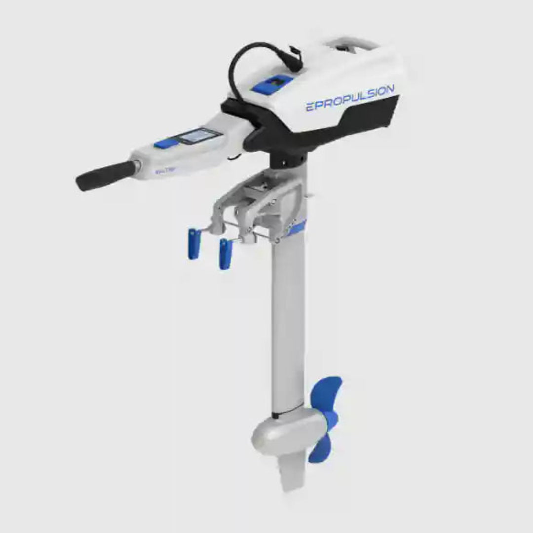 Eppropulsion outboard motor on a white background