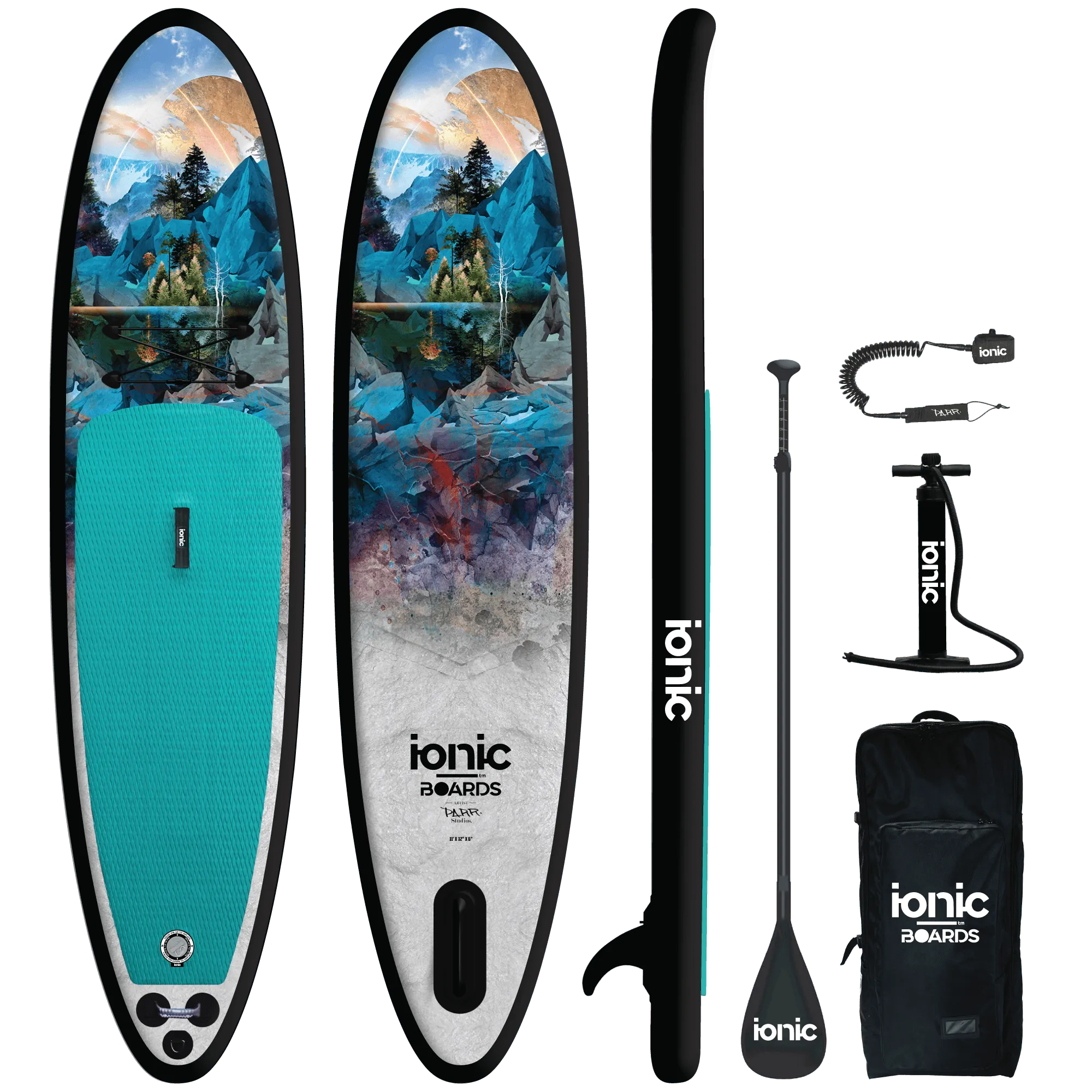 Ionic All Water - Black Mountain - 11'0 Inflatable Paddle Board Package - Canadian Board Company