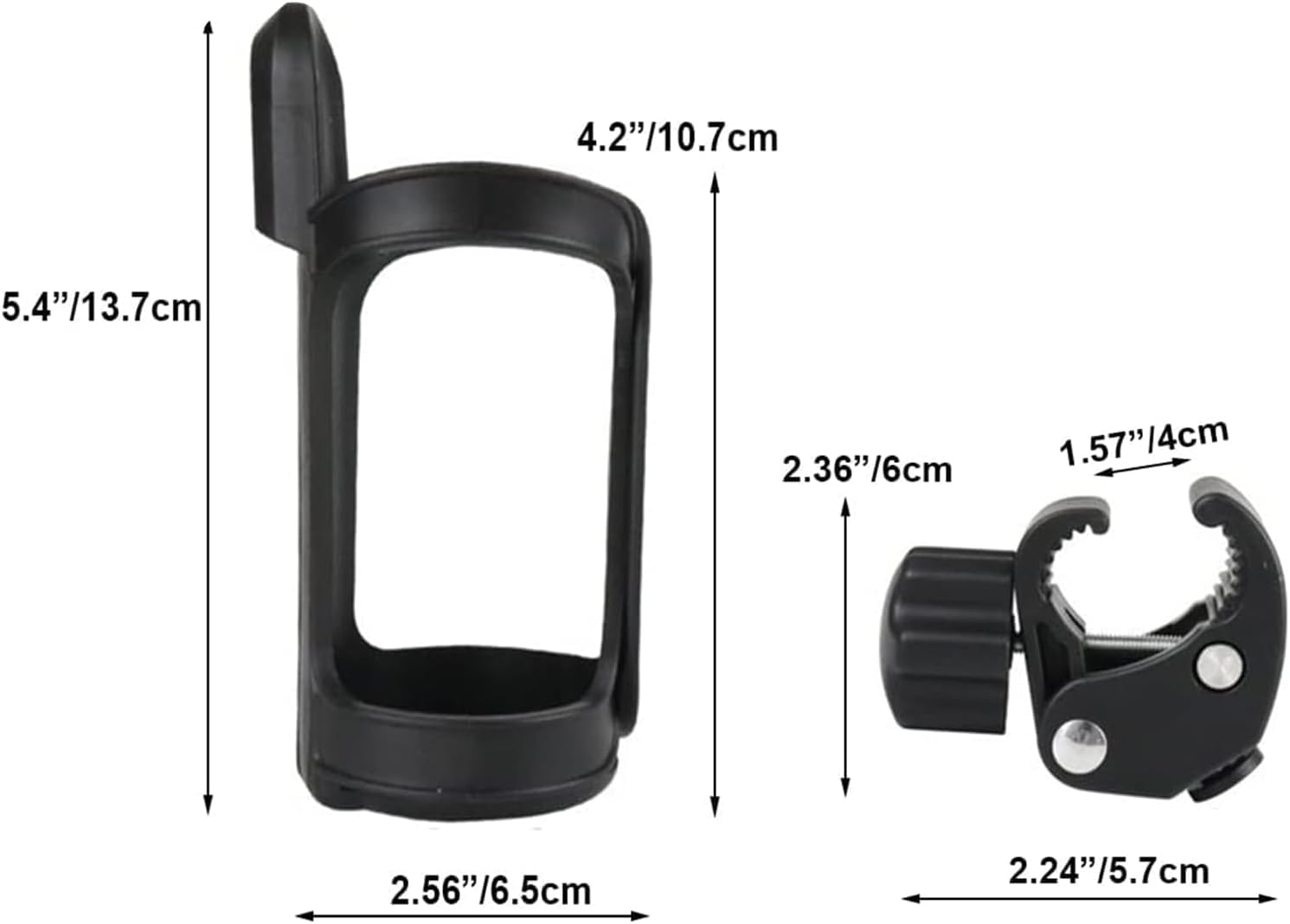 Marine clamp cup holder attached to boat railing 360 rotation beverage holder
