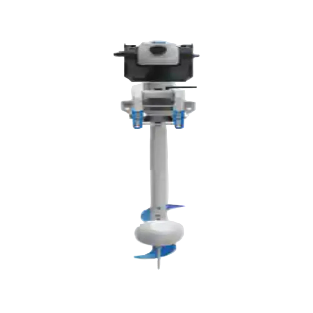 electric motor with a  light gray background