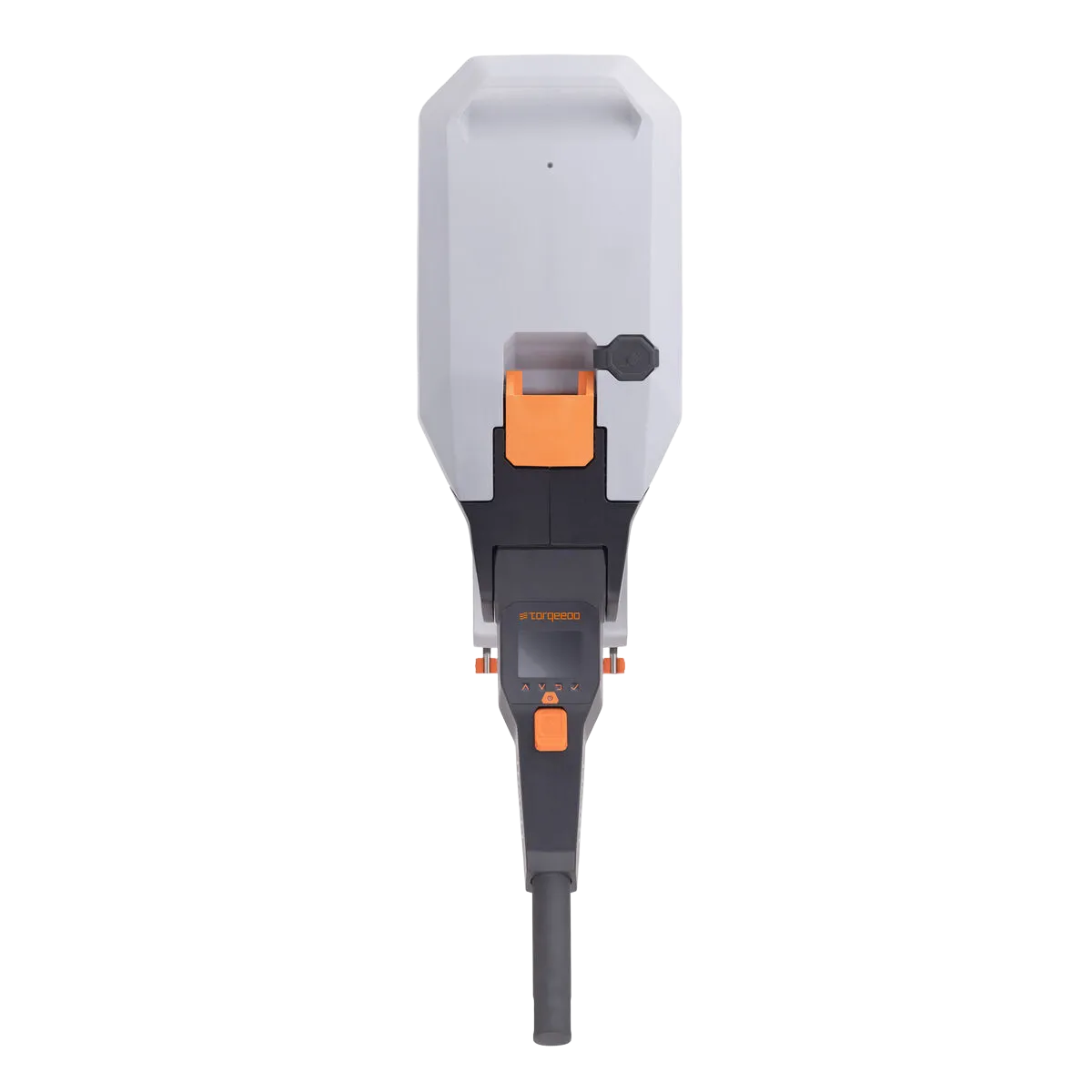 Top angle of Torqeedo Travel 1103 S electric motor showing controls.