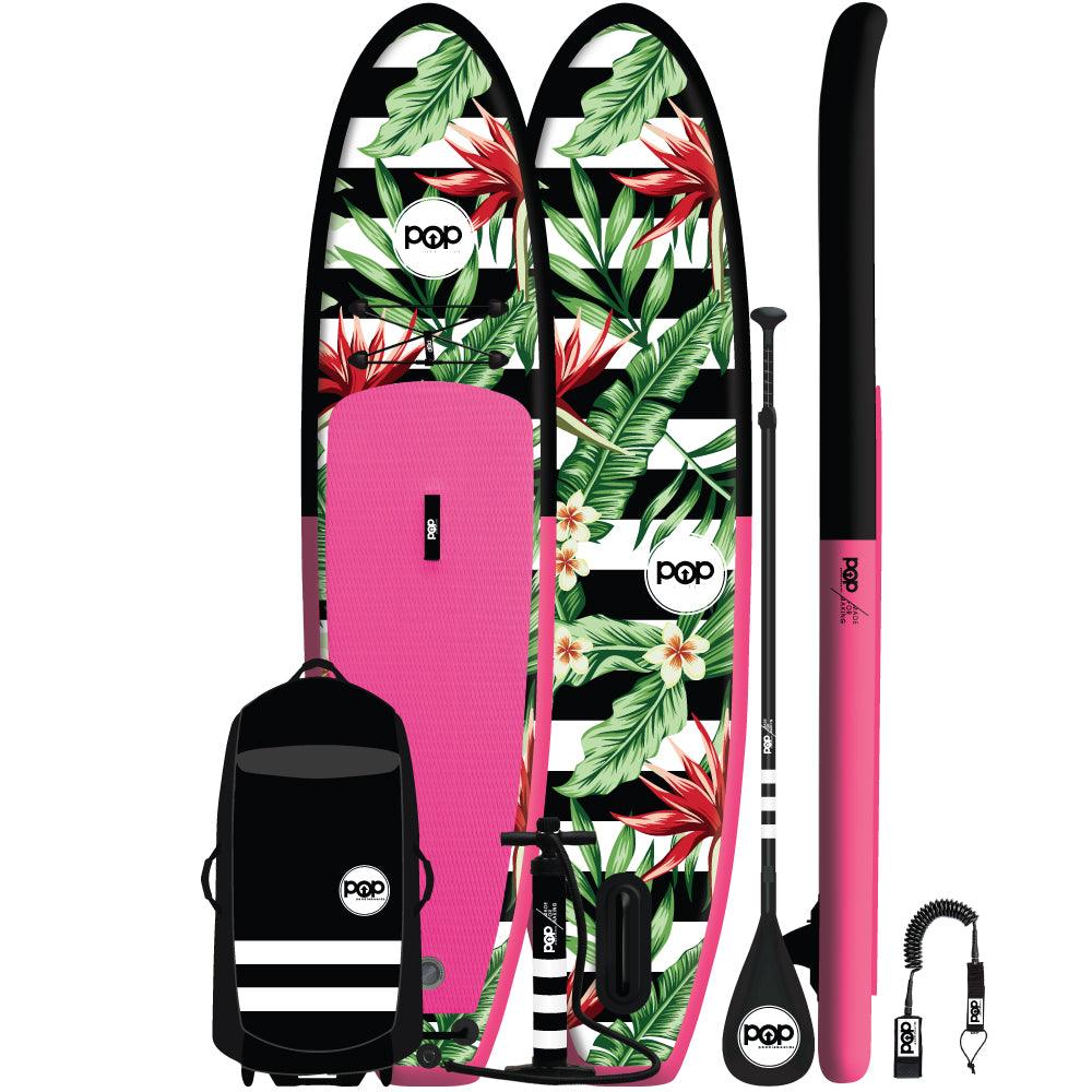 POP Board Co. - Royal Hawaiian Pink/Black - Canadian Board Company