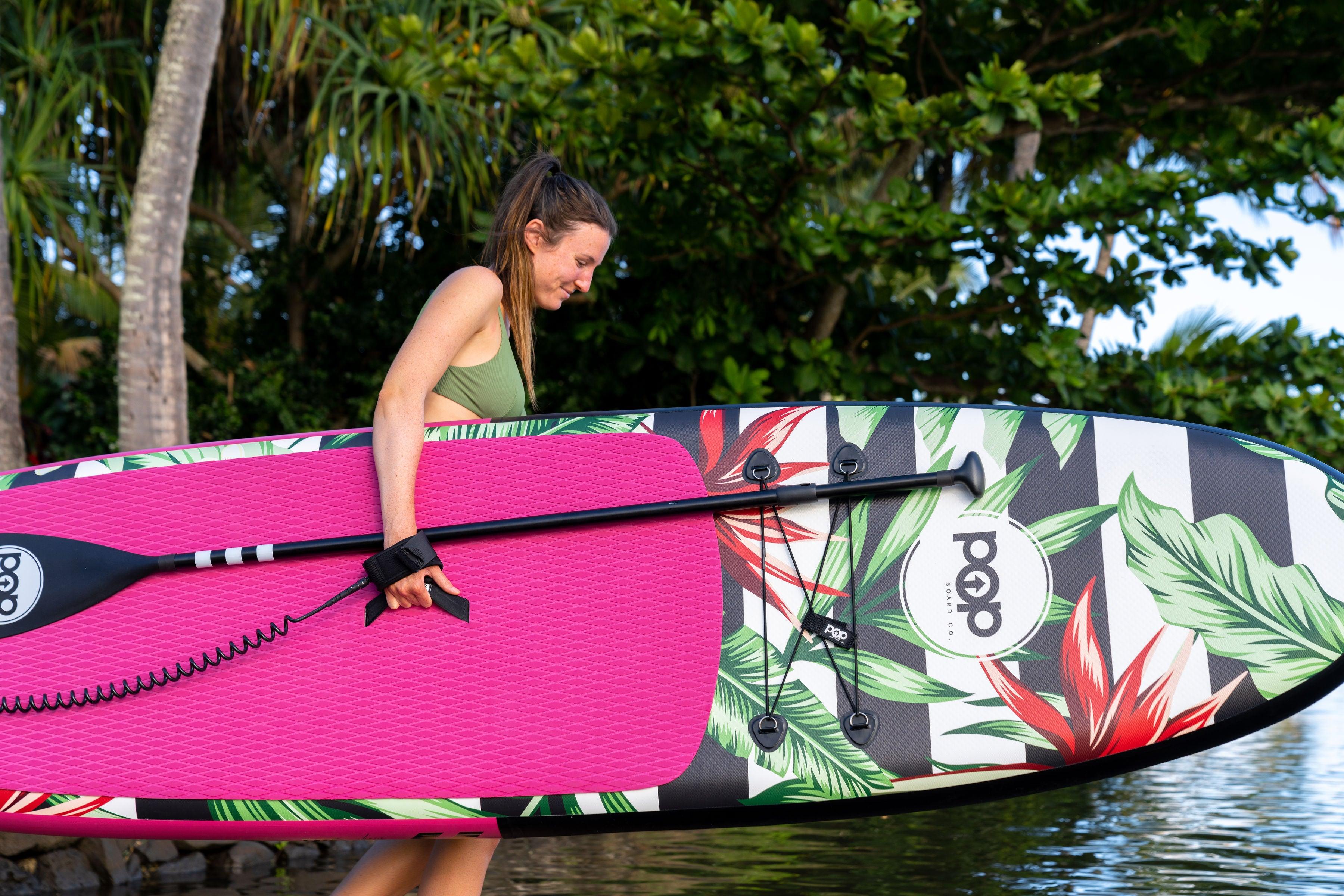 10'6 Royal Hawaiian Pink/Black - Canadian Board Company