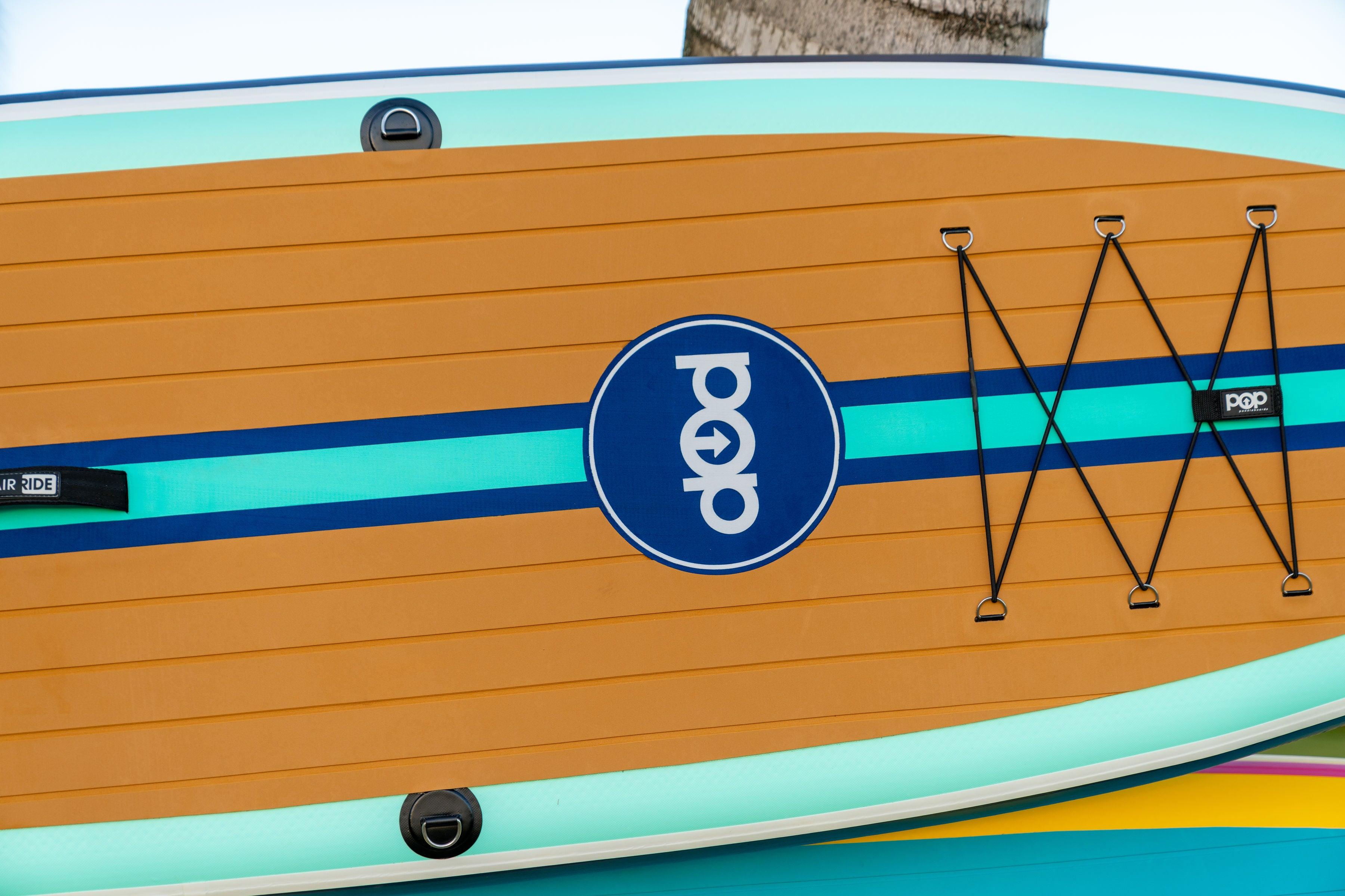11'0 Yacht Hopper - Teak/Blue/Mint - Canadian Board Company