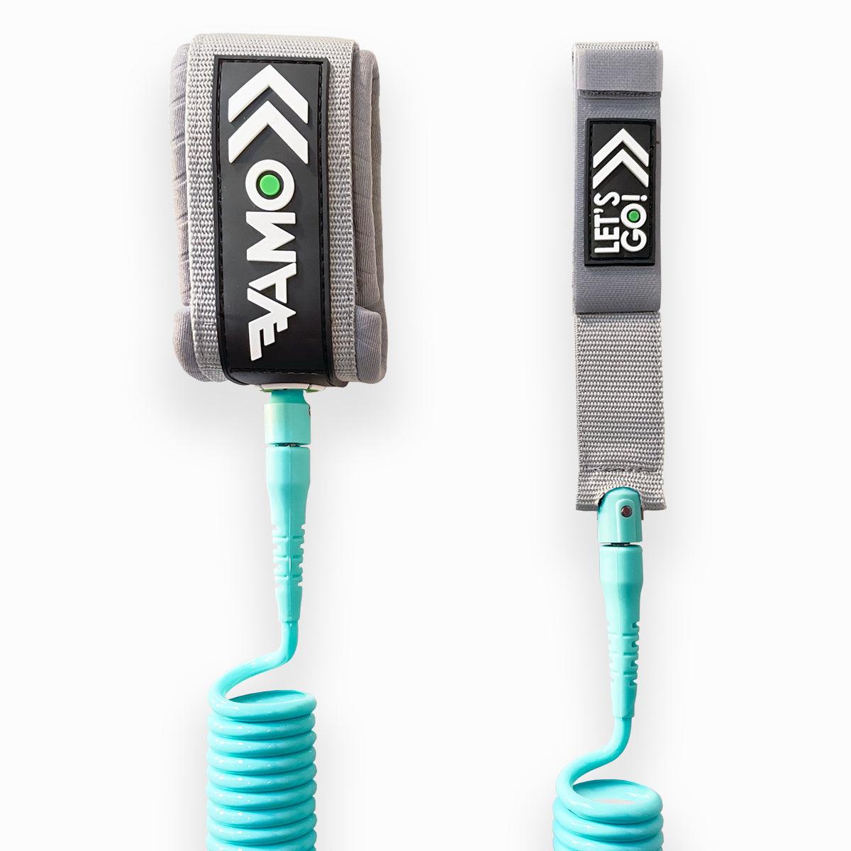 9' Full Coiled SUP Paddleboard Leash - Vibrant Collection - Full Coil Leash - VAMO - www.vamolife.com