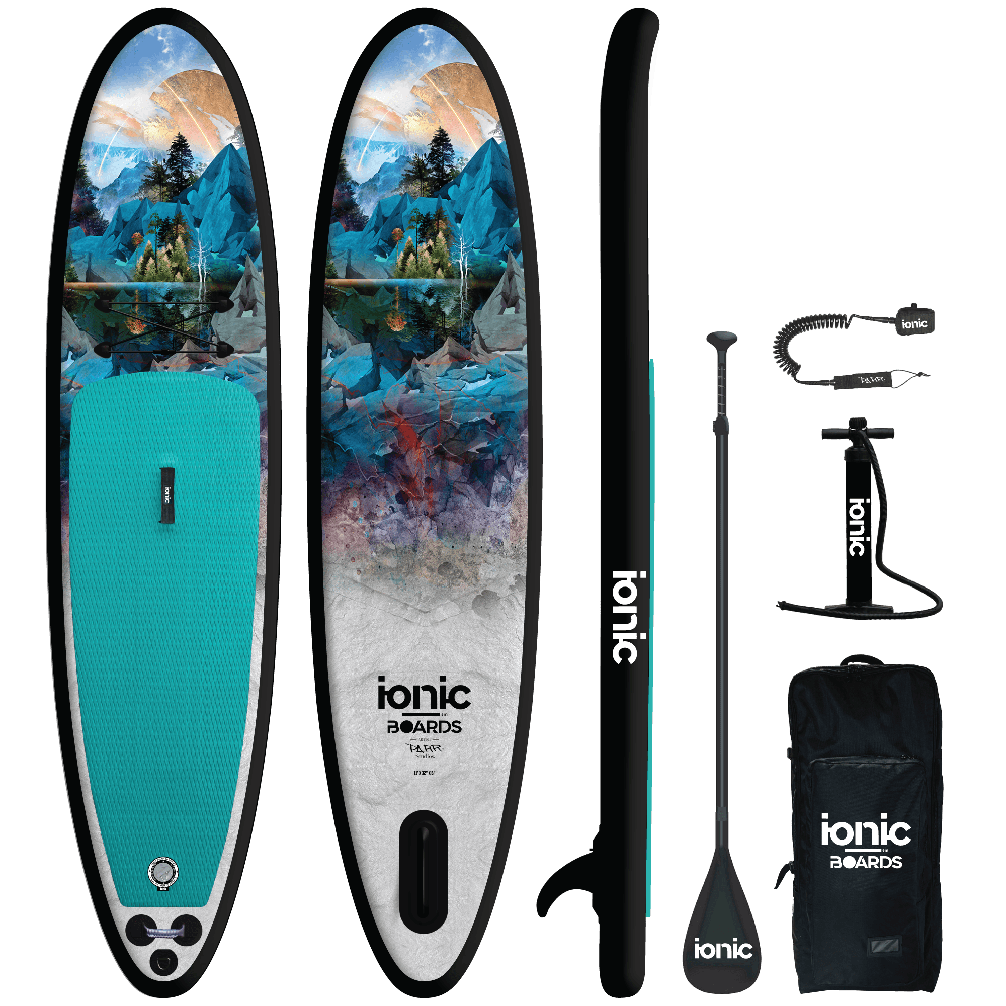 Ionic All Water - Black Mountain - 11'0 Inflatable Paddle Board Package - Canadian Board Company